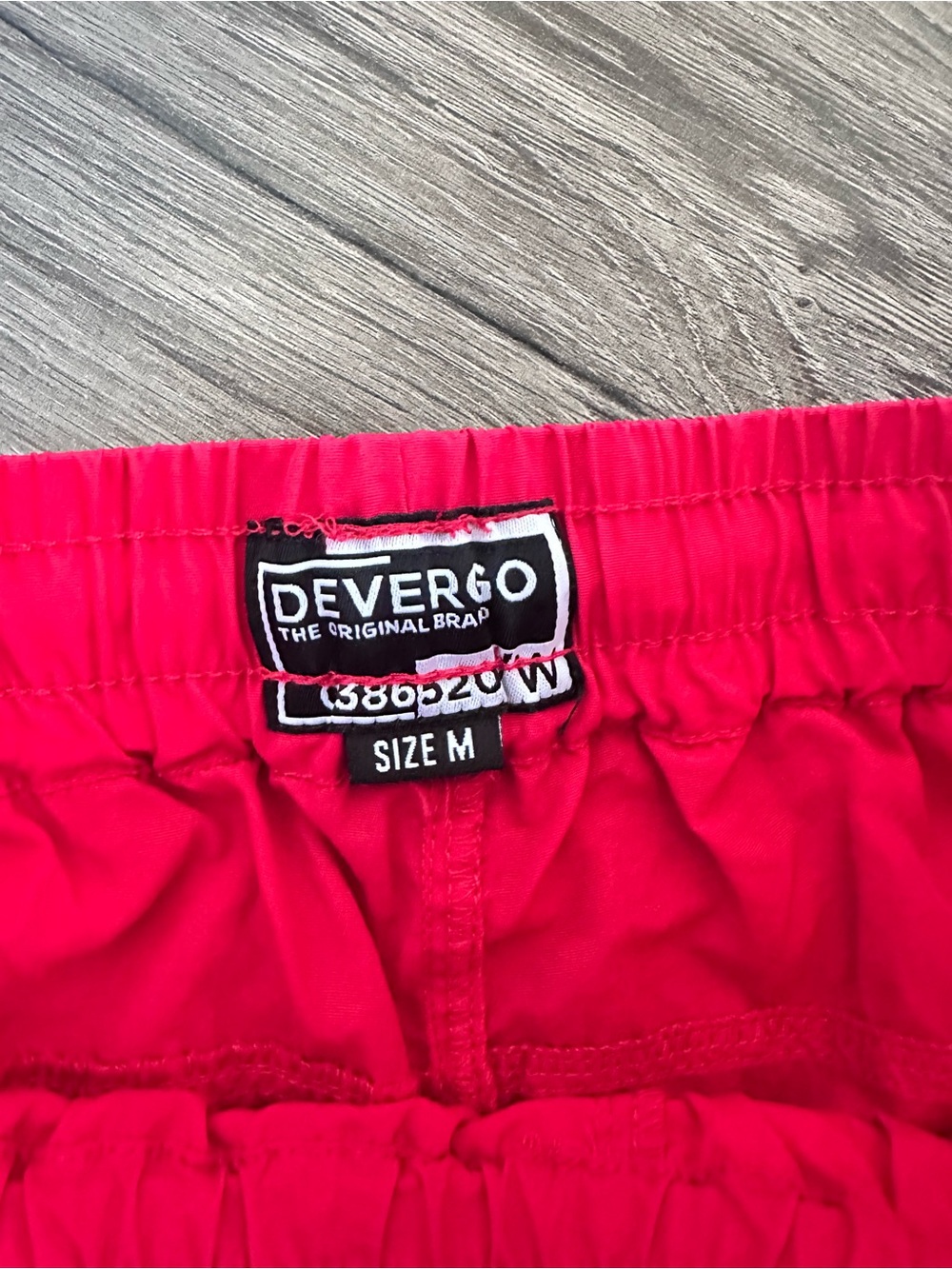 Devergo Bright Red Athletic Shorts - Picture 4 of 5